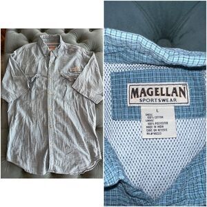 Magellan Mens Fishing Shirt size Large L
